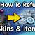 how to refund fortnite skins