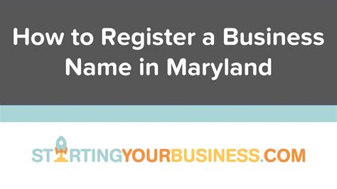 How To Register Your Business In Maryland In 2023