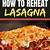 how to reheat frozen homemade lasagna