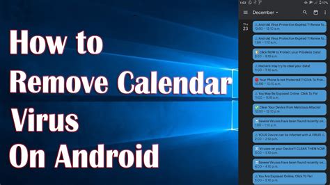 How To Remove Android Calendar Virus