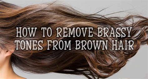 How To Remove Brassy Tones From Brown Hair: Tips And Tricks