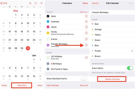 How To Remove Calendar From Iphone
