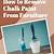 how to remove chalk paint from furniture