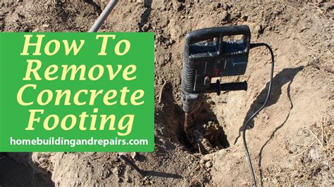 How To Remove Old Concrete Fence Post Footing Greg's Home Projects