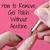 how to remove gel polish at home