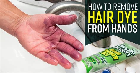 How To Easily Remove Hair Color From Your Hands