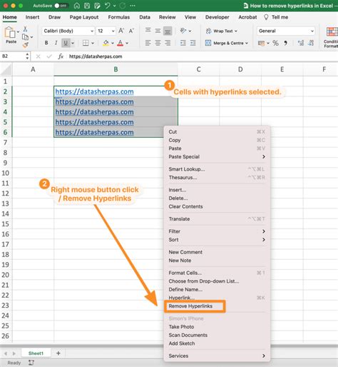 Quickly remove hyperlinks from Excel document YouTube