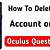 how to remove oculus account
