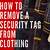how to remove security tags off clothing