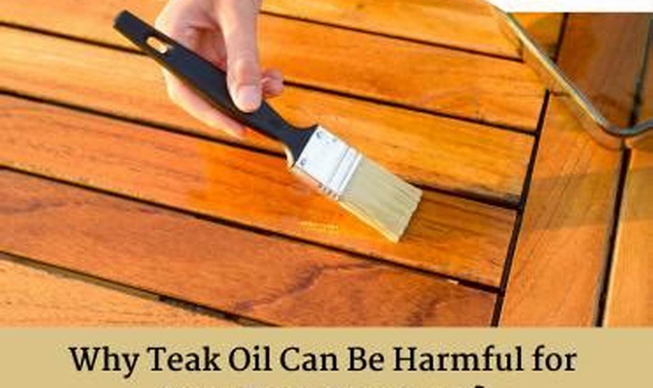 how to remove teak oil from wood