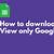 how to remove view only on google sheets