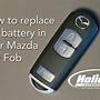 how to replace battery in mazda key fob 2013