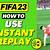 how to replay fifa 19 first scene crash pc