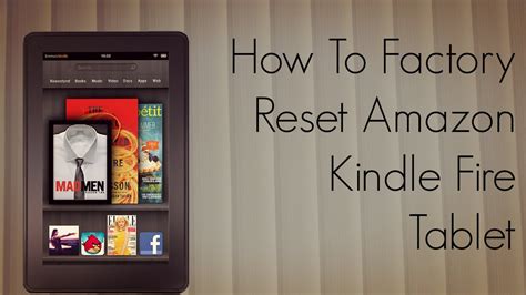 Reset 50 Amazon Fire Tablet Soft & Hard Reset (No Password) YouTube