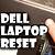 how to reset dell computer black screen