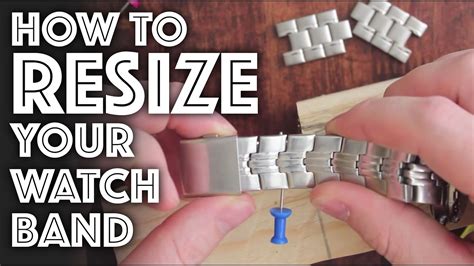 How To Resize A Watch Band