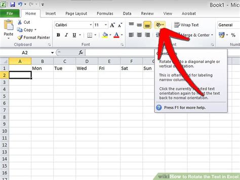 How to Rotate the Text in Excel 4 Steps (with Pictures) wikiHow