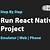 how to run react native app in android emulator