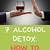 how to safely detox from alcohol at home