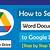 how to save a word doc to google drive