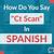how to say scan in spanish