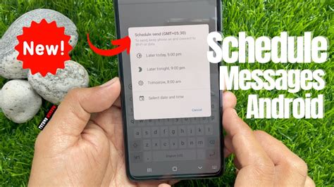How to schedule text messages on an Android phone to send texts at a