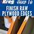 how to seal plywood edges