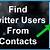how to search twitter users by phone number