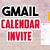 how to send a calendar invite from gmail