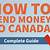 how to send money from canada to us