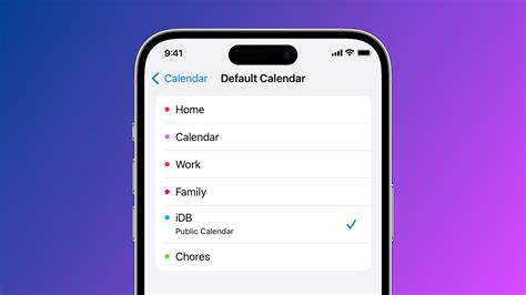 How To Set Default Calendar On Iphone