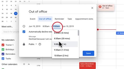 How To Set Out Of Office In Google Calendar