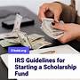 how to set up a scholarship fund for a child