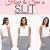 how to sew a slit