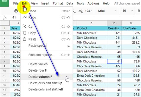 How To Change Column Width in Google Sheets