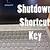 how to shut down laptop with keyboard @ in lenovo