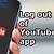 how to sign out of youtube account on iphone