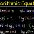 how to simplify logarithmic equations