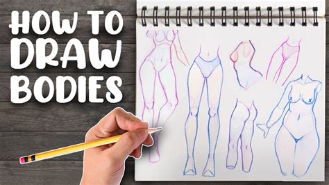 drawing bodies! Outline drawings, Drawing anime bodies