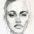 how to sketch a female face