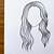 how to sketch hair for beginners