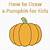 how to sketch on a pumpkin