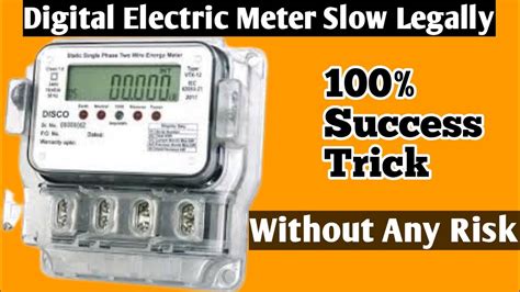 how to slow down digital electric meter. Saver box. slow digital energy