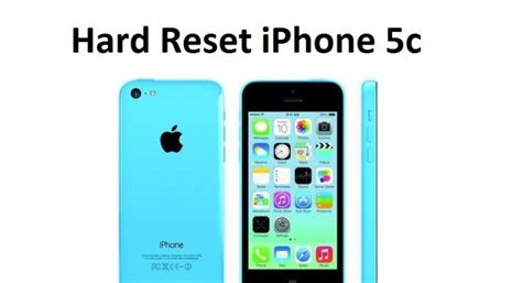 iPhone 5C Info to Reset Using Recovery Mode YouTube