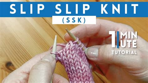 How to make the Slip Slip Knit (SSK) and why! JoCreates