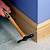 how to stick skirting board