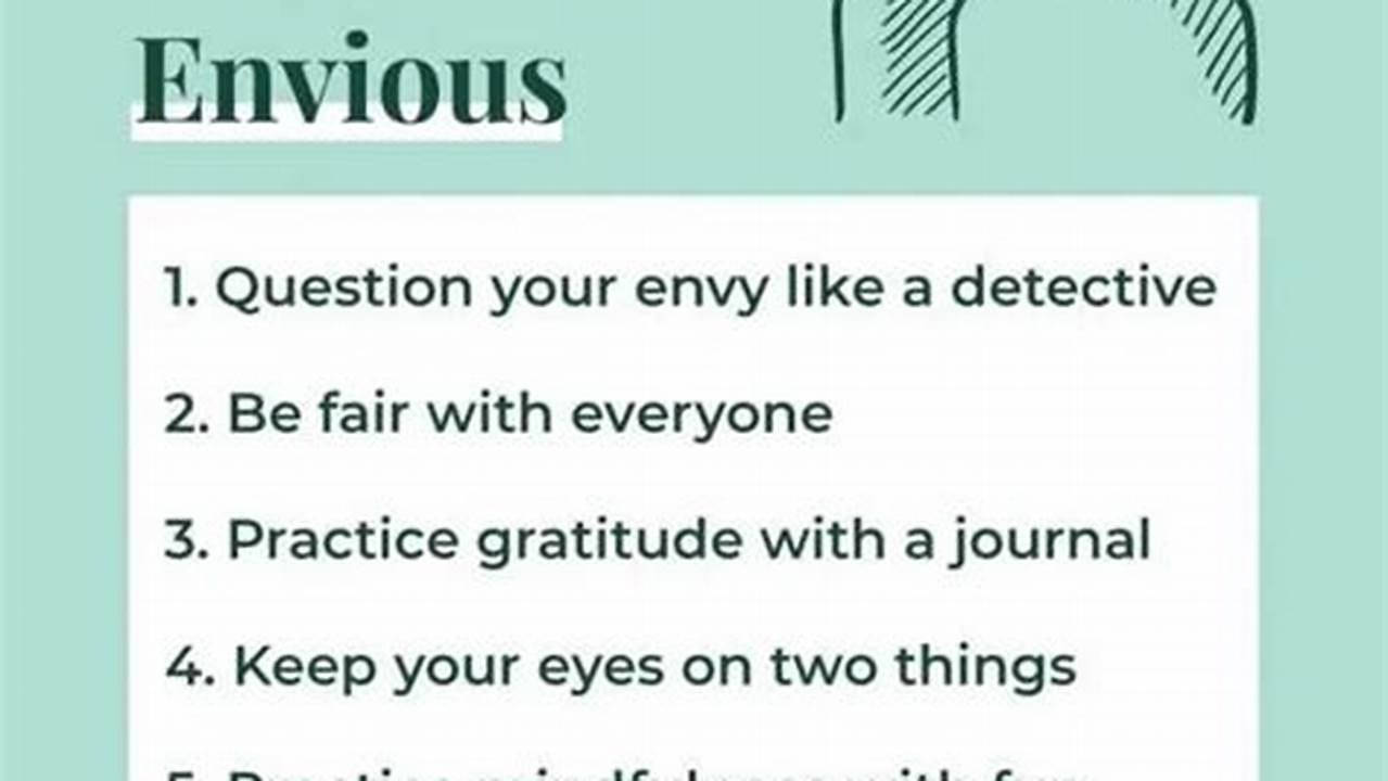 How to Stop Being Envious of Others