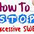 how to stop excessive sweating