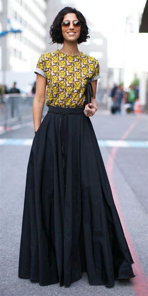 Long Black Maxi Skirt