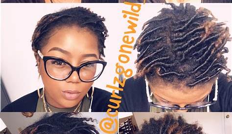 How To Style Short Starter Locs Day 2 Natural Hair Haircuts Hair